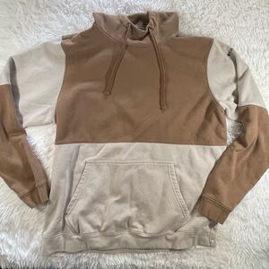 Columbia Tan and Cream Hoodie